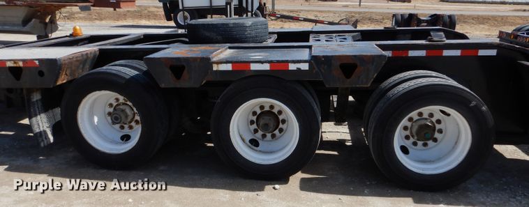 image for item LJ9828 1996 Trail King 130  lowboy equipment trailer