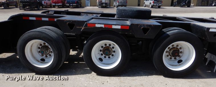image for item LJ9828 1996 Trail King 130  lowboy equipment trailer