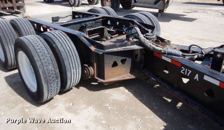 image for item LJ9828 1996 Trail King 130  lowboy equipment trailer