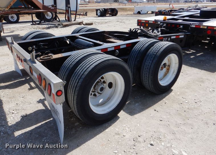 image for item LJ9828 1996 Trail King 130  lowboy equipment trailer