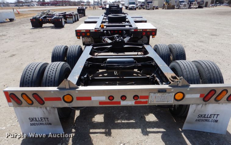 image for item LJ9828 1996 Trail King 130  lowboy equipment trailer