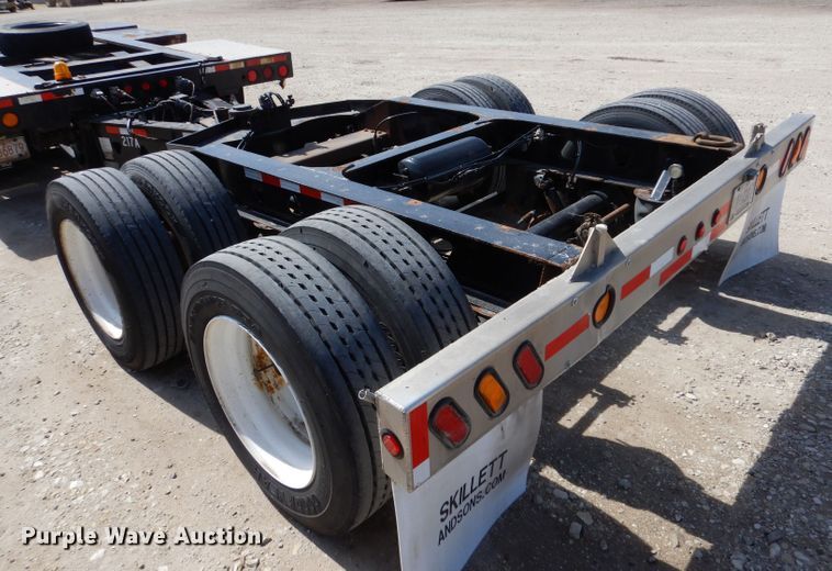 image for item LJ9828 1996 Trail King 130  lowboy equipment trailer