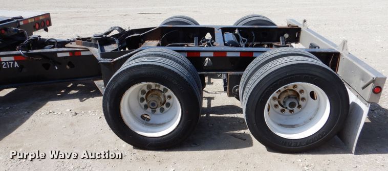 image for item LJ9828 1996 Trail King 130  lowboy equipment trailer