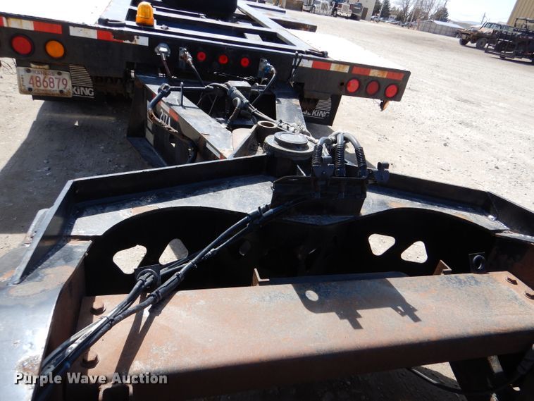 image for item LJ9828 1996 Trail King 130  lowboy equipment trailer