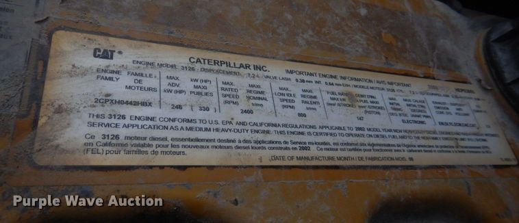 image for item DH8245 2003 Freightliner FS65  school bus