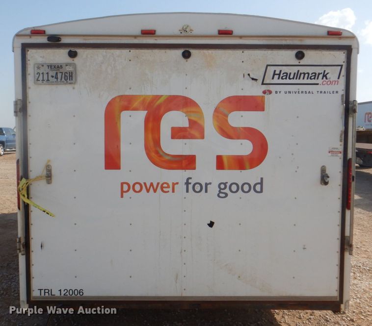 image for item DI8731 2012 Haulmark  enclosed cargo trailer