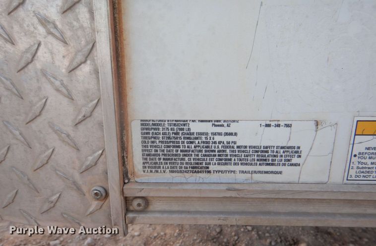 image for item DI8731 2012 Haulmark  enclosed cargo trailer