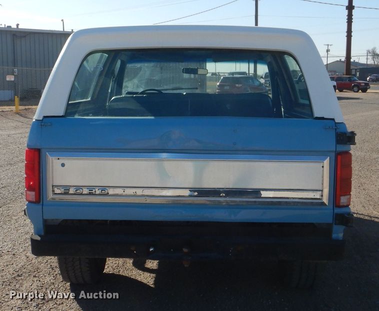 image for item DJ8931 1981 Ford Bronco Ranger XLT  SUV