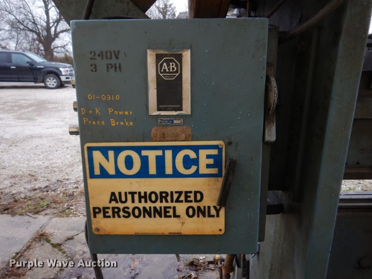 image for item DM7235 A-B  Press break