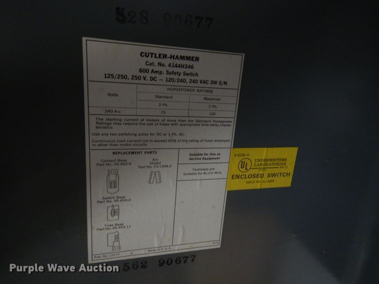 image for item DM7239 (14) electrical panels