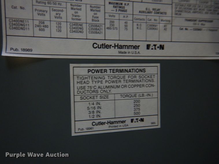 image for item DM7239 (14) electrical panels