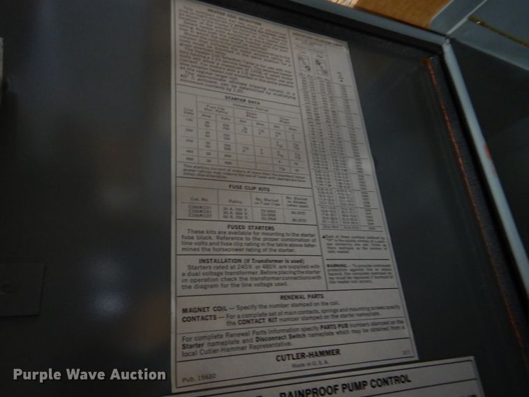 image for item DM7239 (14) electrical panels