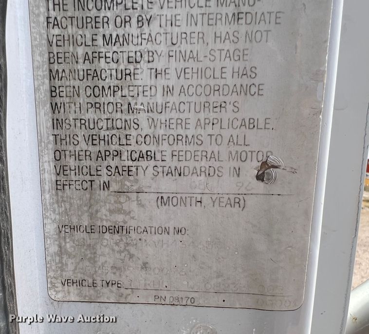 image for item DM8450 1997 International 4700  utility / service truck