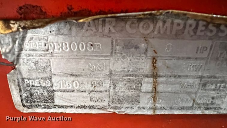 image for item DM8451 Puma  air compressor