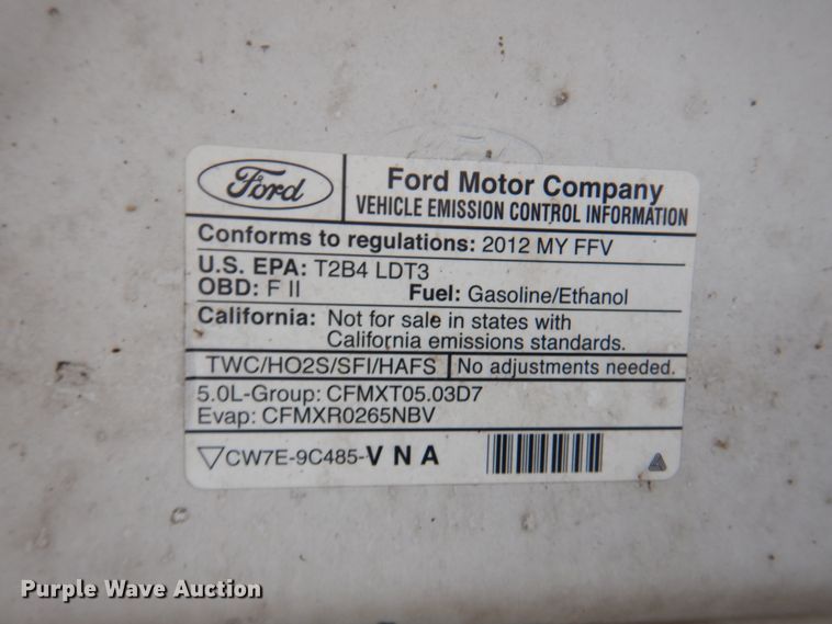 image for item DN1481 2013 Ford F150  SuperCab pickup truck