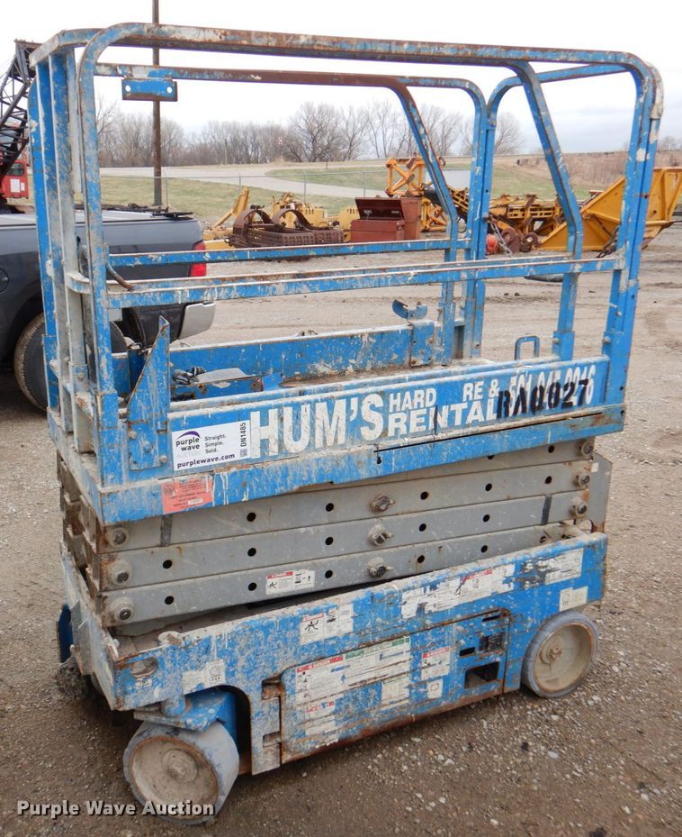 image for item DN1485 (2) Genie scissor lifts