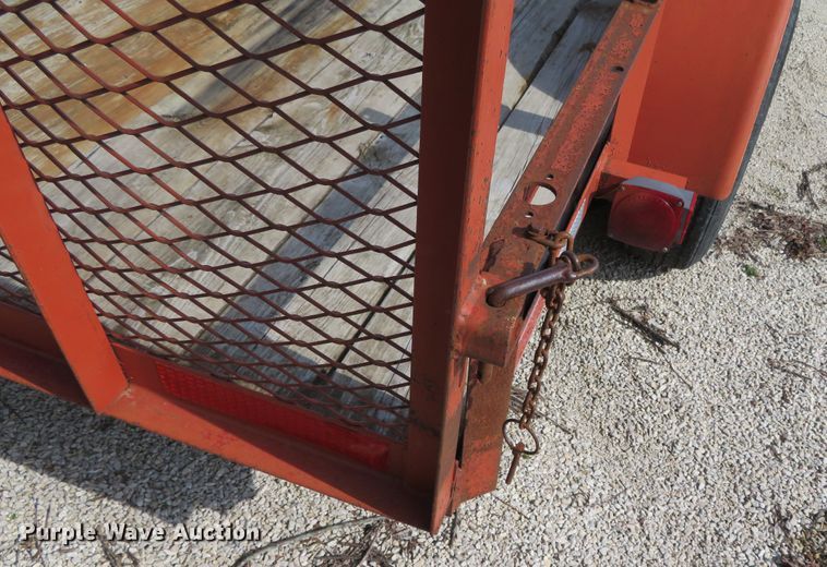 image for item DN7787 1999 Jerry James  utility trailer