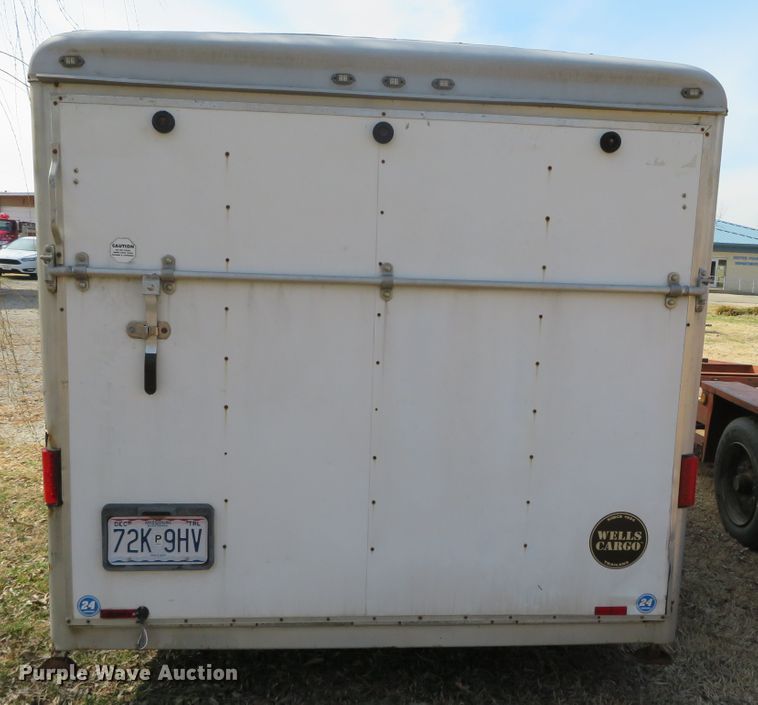 image for item DN7924 2007 Wells Cargo  enclosed cargo trailer