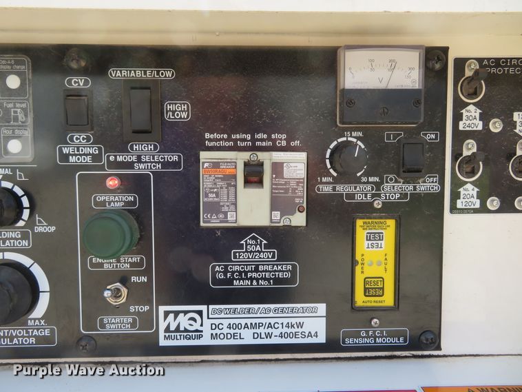 image for item FB9780 2020 Muliquip DLW-400ESA4  welder/generator