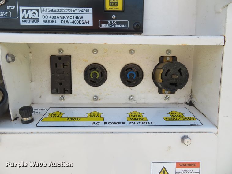 image for item FB9780 2020 Muliquip DLW-400ESA4  welder/generator