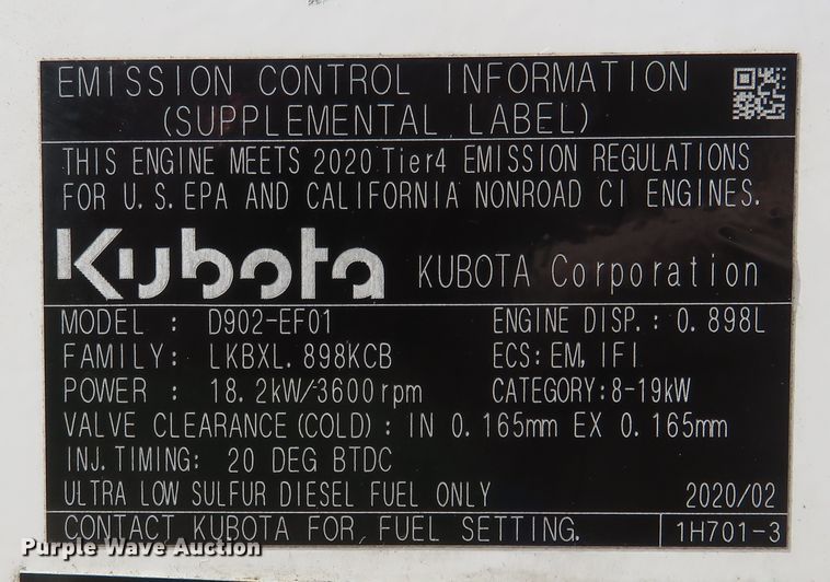 image for item FB9780 2020 Muliquip DLW-400ESA4  welder/generator