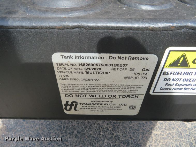 image for item FB9780 2020 Muliquip DLW-400ESA4  welder/generator