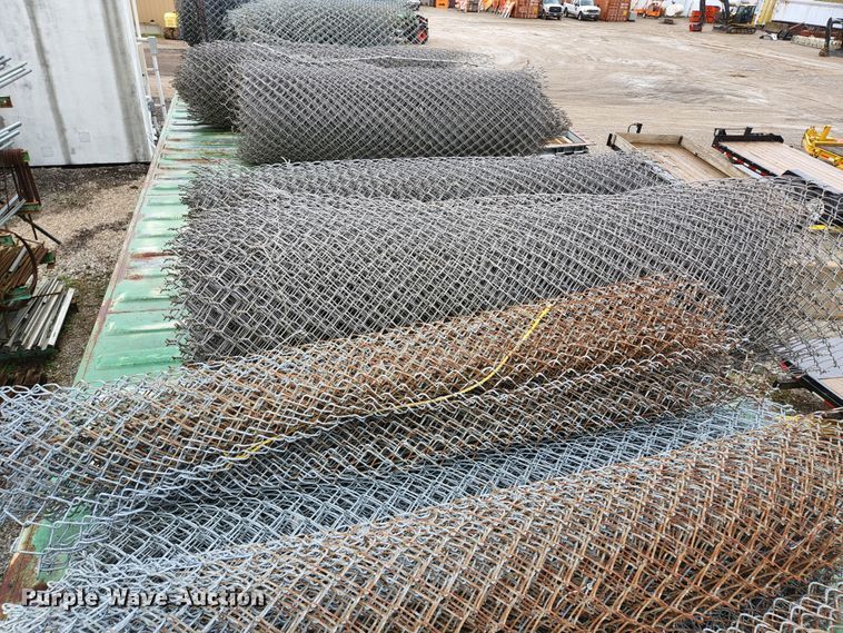 image for item HK9414 Approximately 12 rolls of chain link fencing
