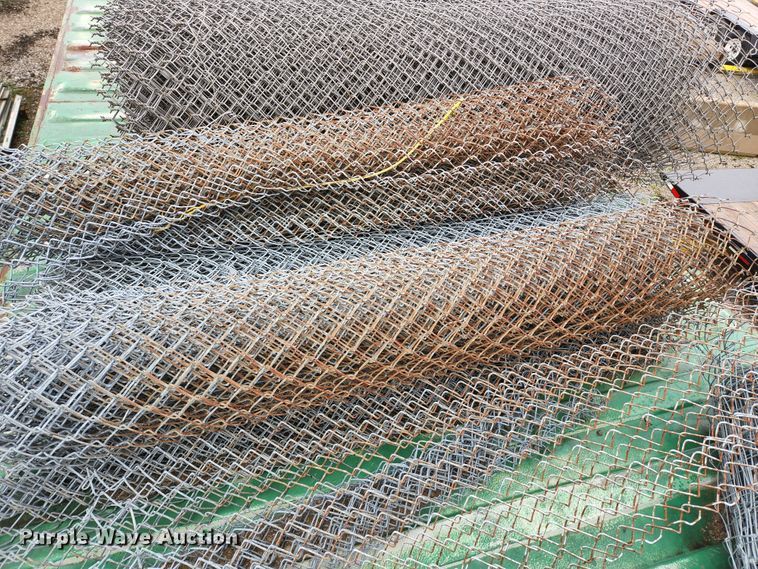 image for item HK9414 Approximately 12 rolls of chain link fencing