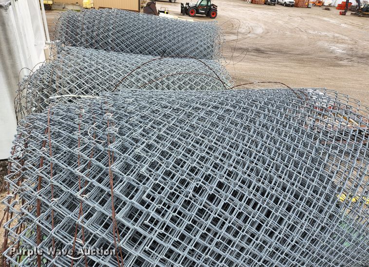 image for item HK9414 Approximately 12 rolls of chain link fencing