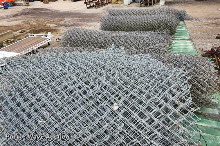 image for item HK9414 Approximately 12 rolls of chain link fencing