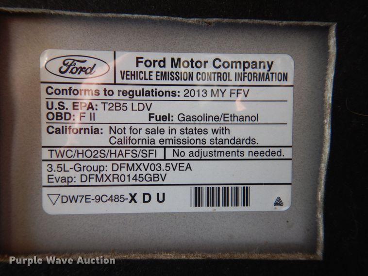 image for item HK9451 2013 Ford Taurus SEL
