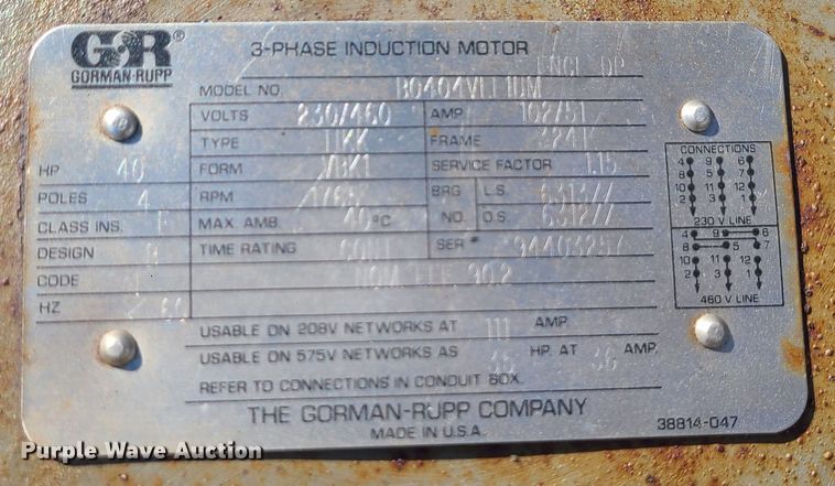 image for item IF9357 (2) Gorman-Rupp T10A3-B centrifugal pumps