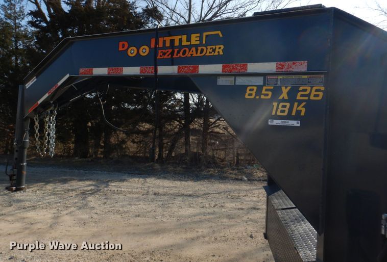 image for item IM9640 2019 Doolittle  equipment trailer