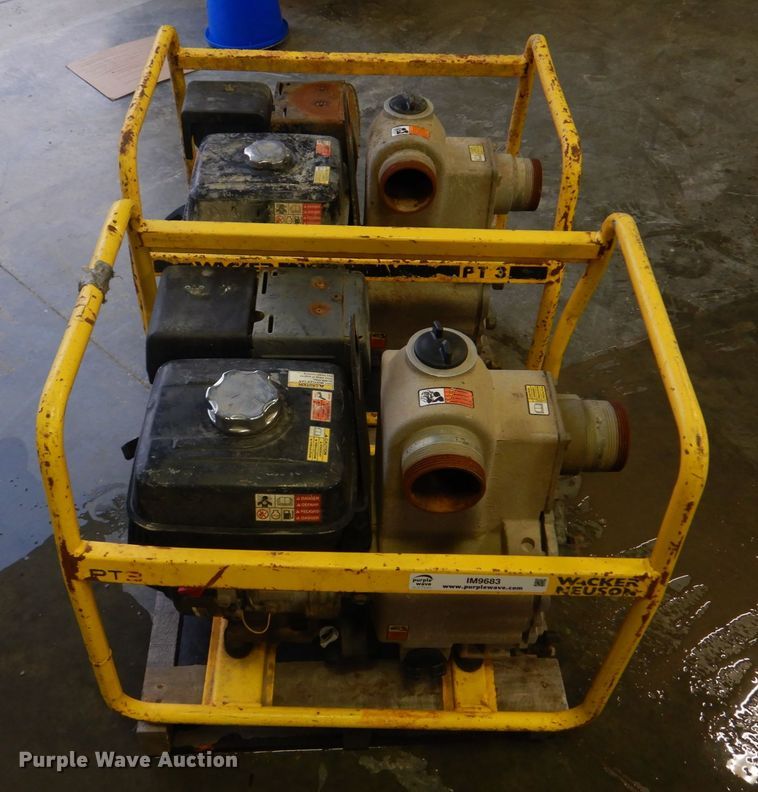 image for item IM9683 (2) Wacker Neuson PT3A pumps