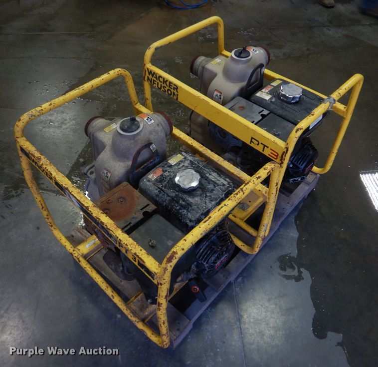 image for item IM9683 (2) Wacker Neuson PT3A pumps
