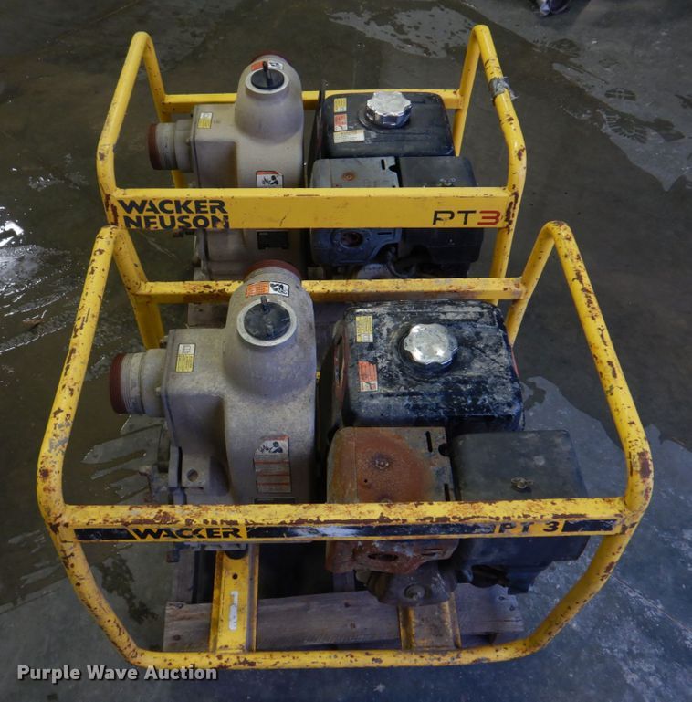 image for item IM9683 (2) Wacker Neuson PT3A pumps