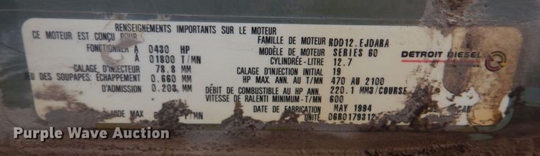 image for item IM9684 Detroit Diesel Series 60  engine