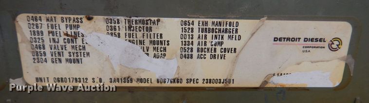 image for item IM9684 Detroit Diesel Series 60  engine