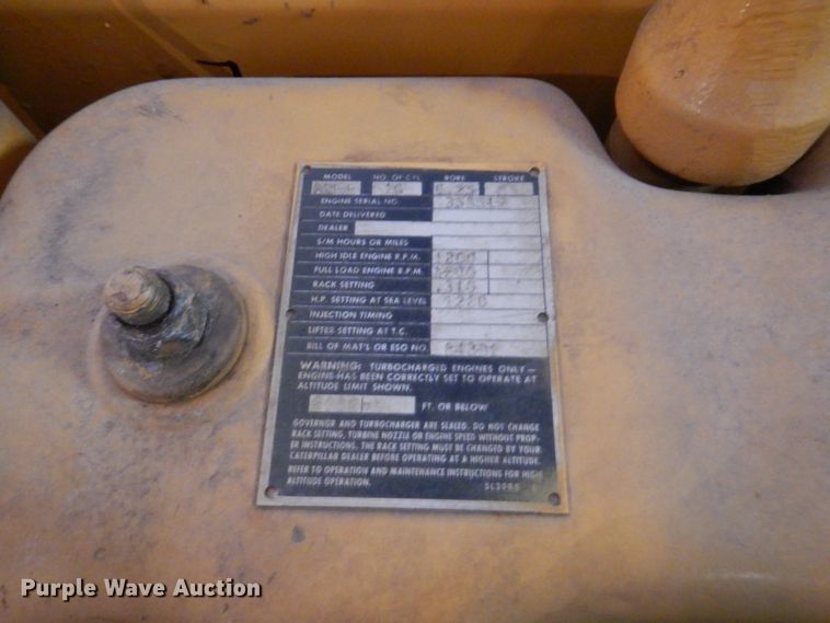 image for item IM9850 Caterpillar D399  generator