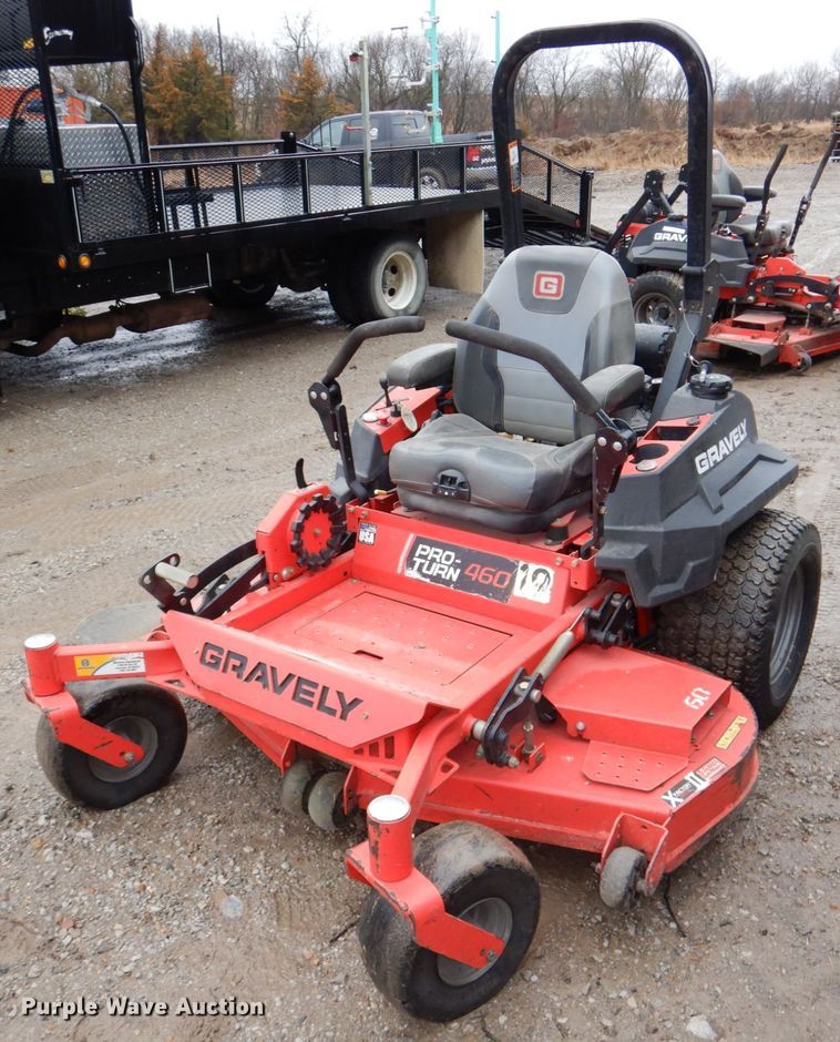 image for item JJ9225 Gravely Pro-Turn 460  ZTR lawn mower