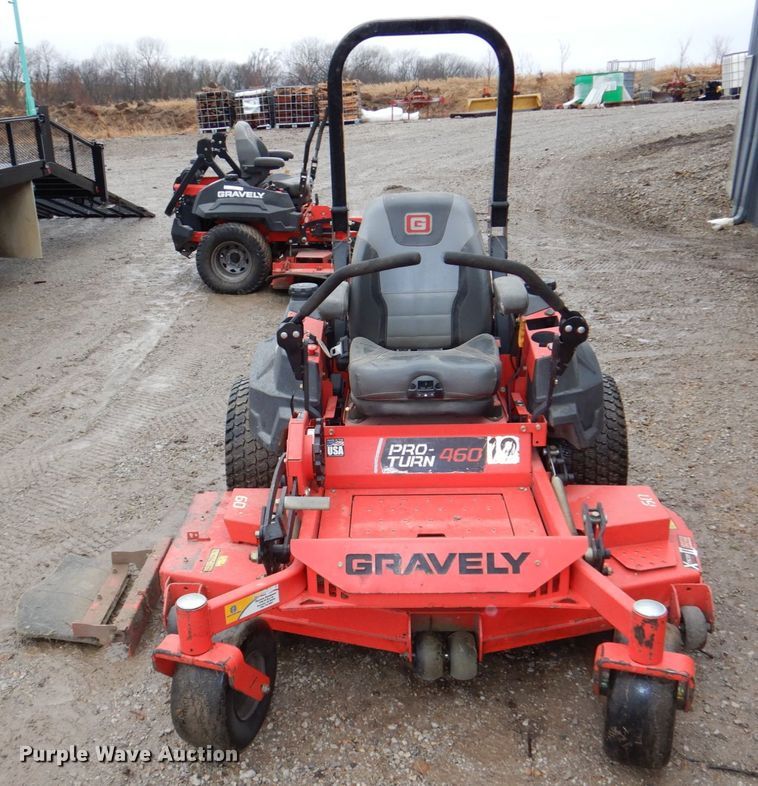 image for item JJ9225 Gravely Pro-Turn 460  ZTR lawn mower
