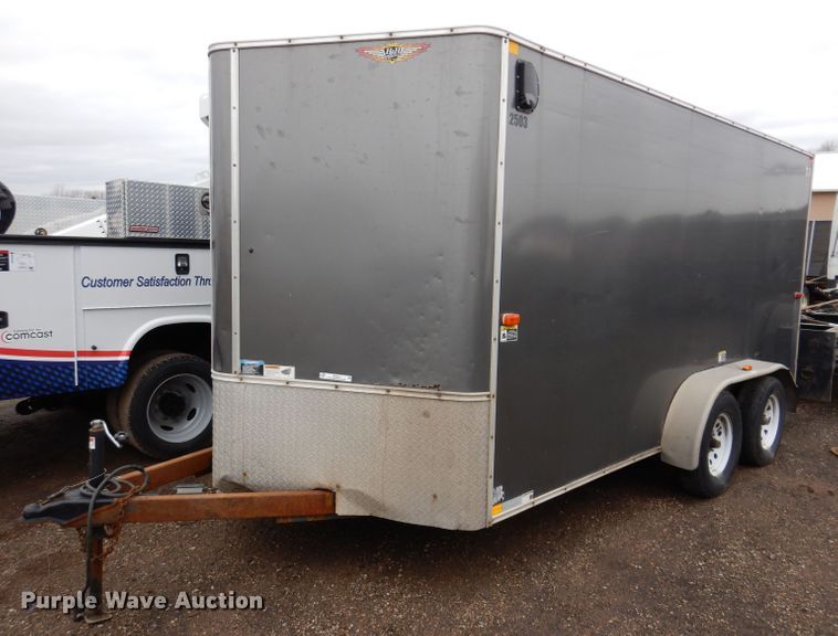 image for item JK9491 2014 H & H  enclosed cargo trailer