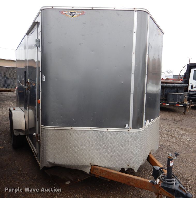 image for item JK9491 2014 H & H  enclosed cargo trailer