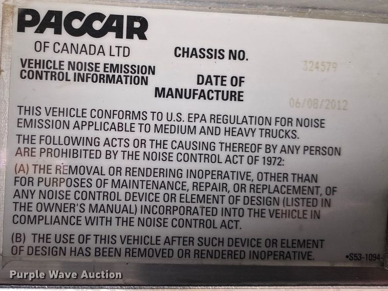 image for item JN9248 2013 Kenworth T370  car carrier truck