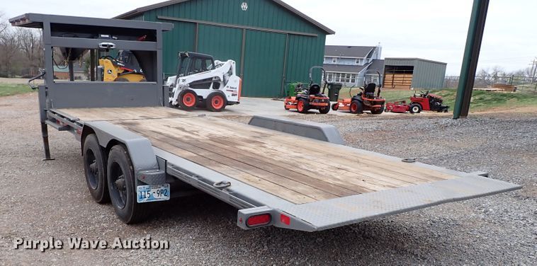 image for item JO9585 2021 Diamond C  tilt deck equipment trailer