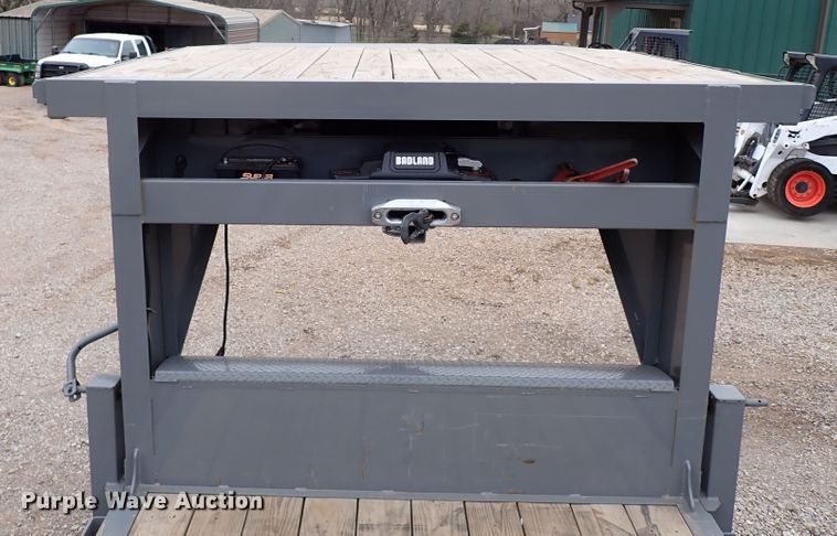 image for item JO9585 2021 Diamond C  tilt deck equipment trailer