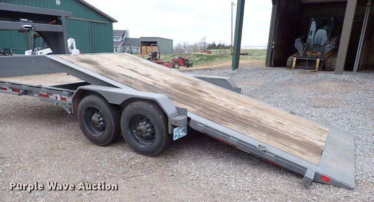 image for item JO9585 2021 Diamond C  tilt deck equipment trailer