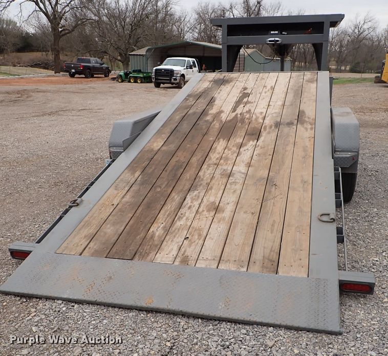 image for item JO9585 2021 Diamond C  tilt deck equipment trailer