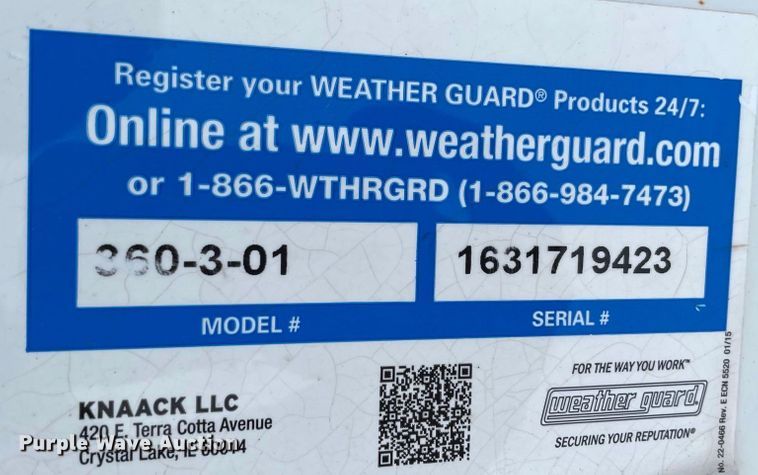 image for item JR9849 (3) Weatherguard L-shaped auxiliary fuel tanks