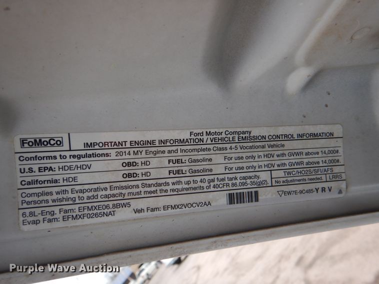 image for item JS9658 2014 Ford F550 Super Duty  utility / service truck